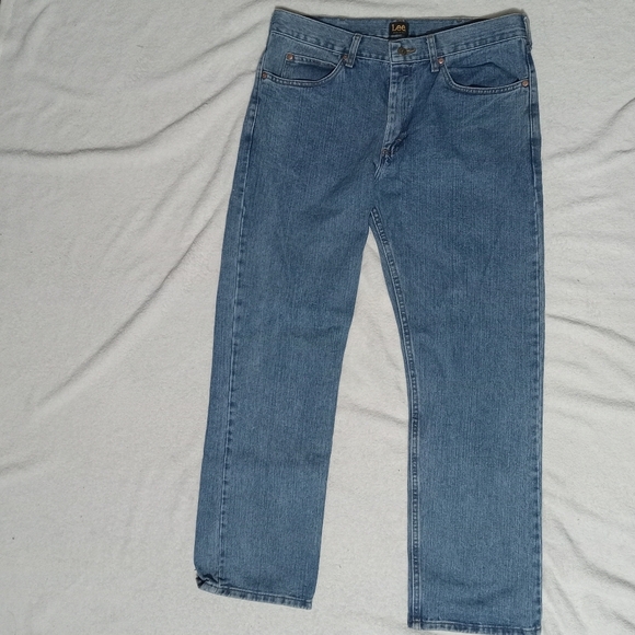 Lee Other - Lee Regular Fit 100%cotton Denim Blue Jeans size 36×32